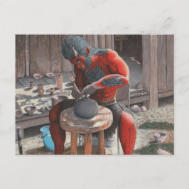 Ogre Potter haciendo postales de arte de fantasía