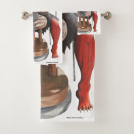 Ogro Fabricando Toallas de Baño de Fantasía Japone