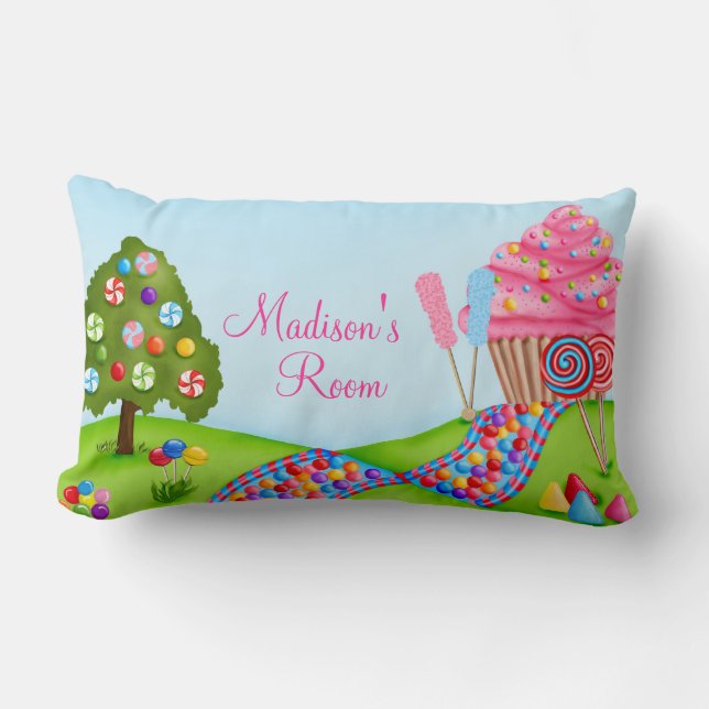 Oh almohada dulce de Candyland (Anverso)