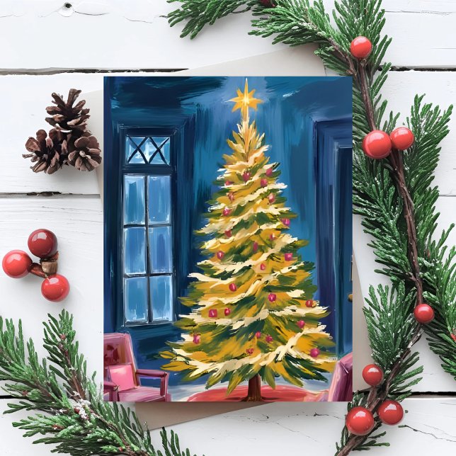 Oh Árbol de Navidad Alegre Acuarela (Subido por el creador)
