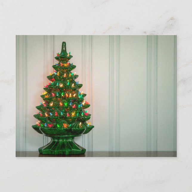¡Oh árbol de navidad moderno de los mediados de (Anverso)