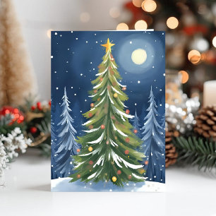 Oh Árbol de Navidad   Paisaje Invernal Nevado