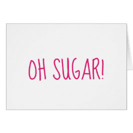 Oh Azúcar olvidado cumpleaños/ aniversario rosa