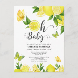 Oh Baby Citrus Lemon Invitación Personalizado Baby