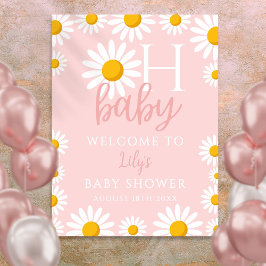 Oh Baby Daisy Señal de bienvenida de Baby Shower r