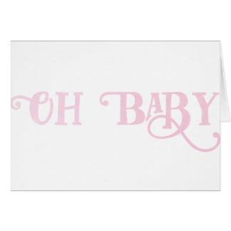 Oh Baby TIPOGRAFÍA Chica Rosa Femenina