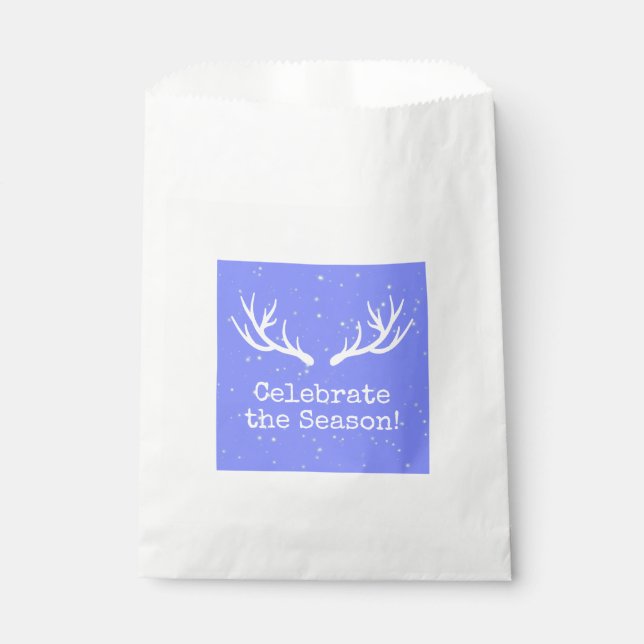 Oh Bolsas de Favor de Vacaciones para Deer (Anverso)