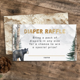 Oh Boy Adventure Begin | Tarjeta Diaper Raffle