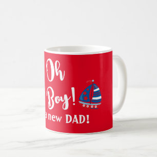 Oh Boy Nautical New DAD taza de café