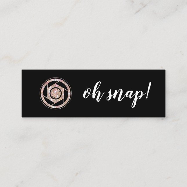 ¡Oh broche! Tarjeta de visita del fotógrafo del (Anverso)