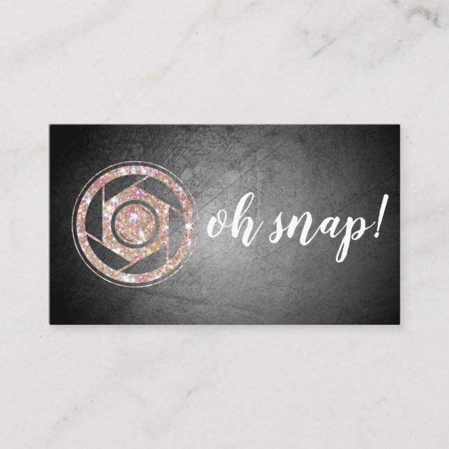 ¡Oh broche! Tarjeta de visita del fotógrafo del (Anverso)