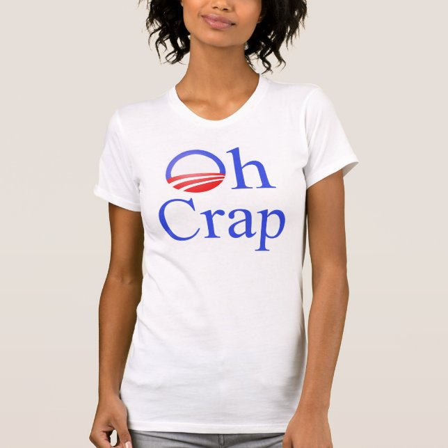 Oh camiseta de Anti-Obama de la mierda (Anverso)
