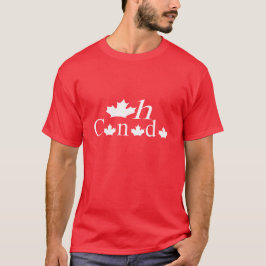Oh camiseta de Canadá en rojo