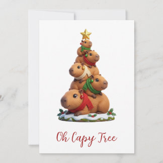 Oh Capy Árbol Capybara Árbol de Navidad Pila
