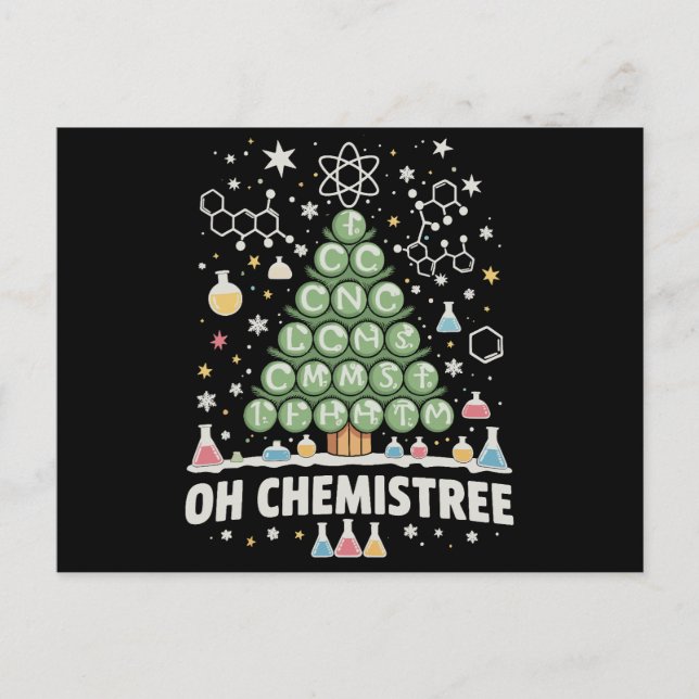 Oh Chemistree Tabla Periódica Química Navidad (Anverso)