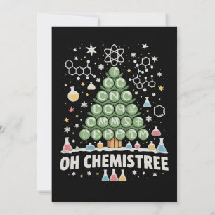 Oh Chemistree Tabla Periódica Química Navidad