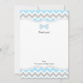 OH CHICO Bow Tie Boy Baby Shower gracias notas