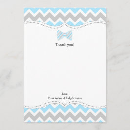 OH CHICO Bow Tie Boy Baby Shower gracias notas
