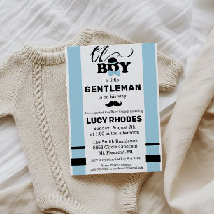 ¡Oh Chico! Invitación para Baby Shower 