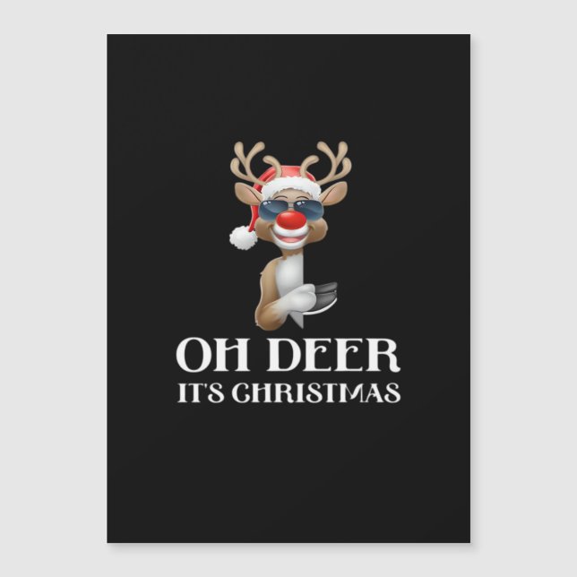 Oh Ciervo Es Navidad Al Estilo Reno  (Anverso)