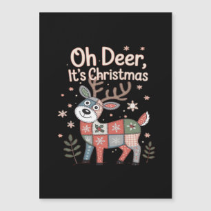 Oh Ciervo Es Navidad Cuadrados Miniatura de Patchw