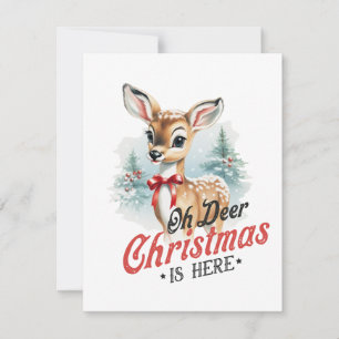 Oh Ciervo La Navidad Ha Llegado