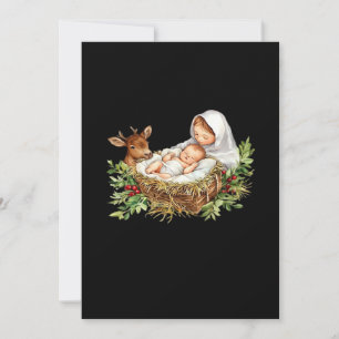 Oh Ciervo María Escena de la Natividad Navidad Jes