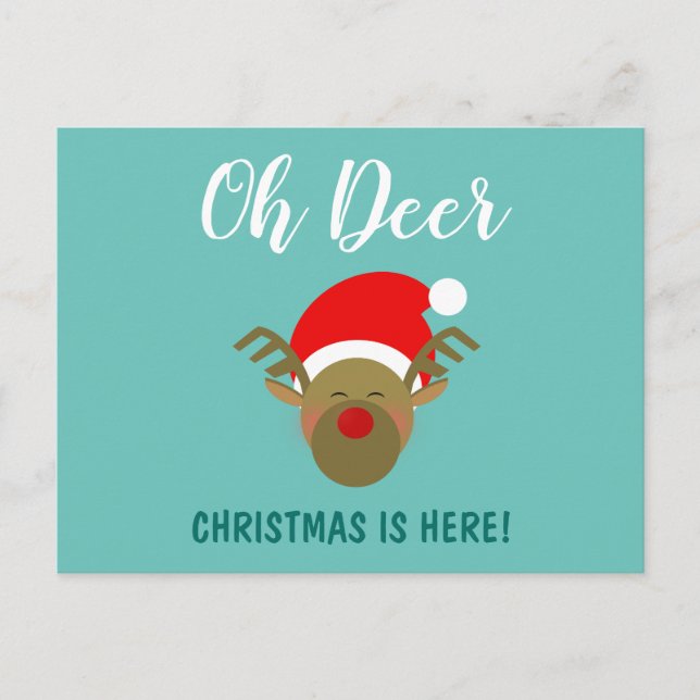 Oh Ciervo Navidad está aquí (Anverso)