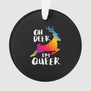 Oh Ciervo Orgullo Extravagante Adorno Acrílico Min