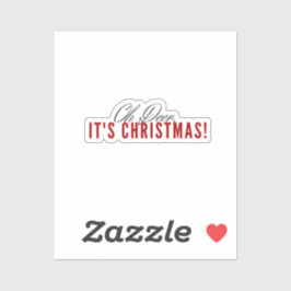 ¡Oh ciervo, son Navidades! Pegatina