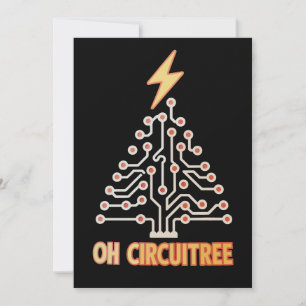Oh Circuitree Electricista Árbol de Navidad Xmas