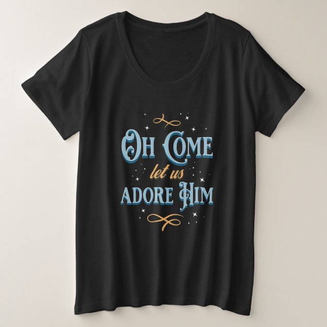 Oh Come Let Us Adore Him (Anverso del diseño)