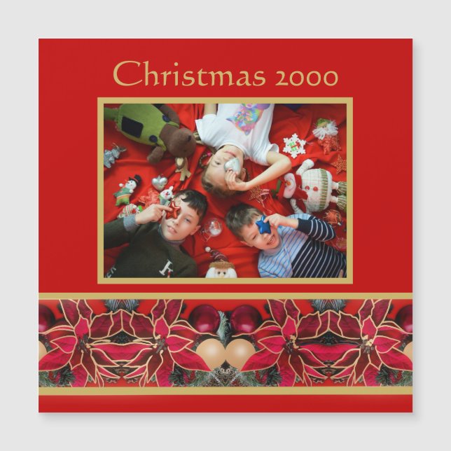 Oh Come Let Us Christmas Magnet (Anverso)