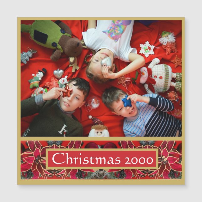 Oh Come Let Us Christmas Magnet (Anverso)