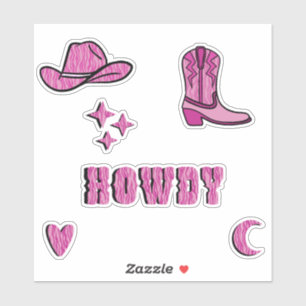 ¡Oh, Cowgirl! paquete pegatina
