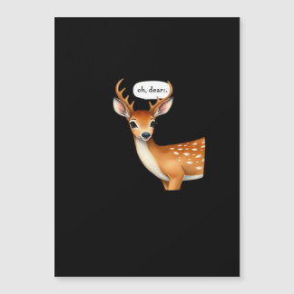 Oh Deer Cute Punny Deer Saying Whimsical Quote