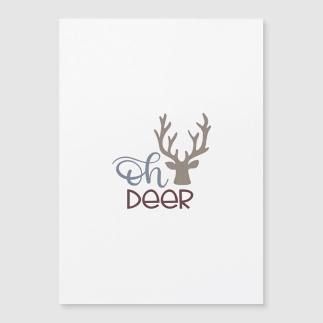 Oh Deer Diseño Clásico Retro  (Anverso)