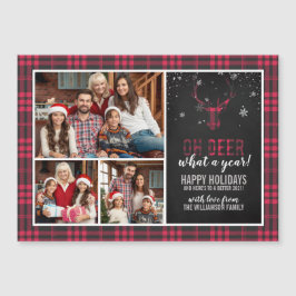 ¡Oh Deer Qué Año! | Navidades Red Buffalo Plaid