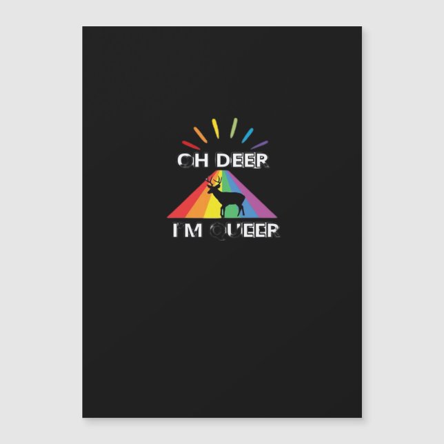 Oh Deer Queer Trendy Aesthetic Design  (Anverso)