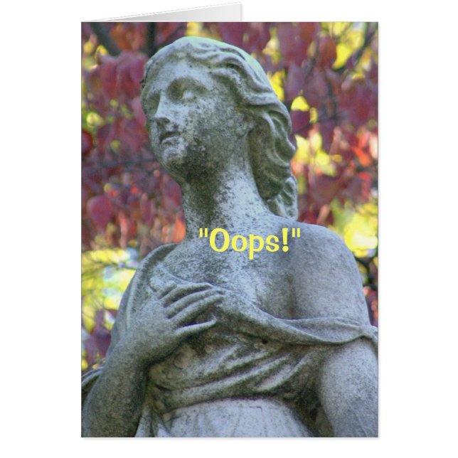 ""¡OH! DISCULPA HUMORÍSTICA DE WARDROBE MALFUNCTIO (Frente)