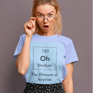 ¡Oh! El elemento de la camiseta sorpresa