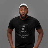 ¡Oh! El elemento de la camiseta sorpresa