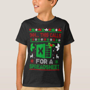 Oh, esto requiere un suéter de Navidad de hoja de 