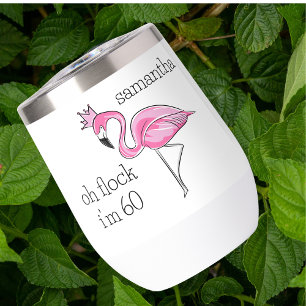 Oh Flock Tengo 60 Flamenco Rosa / Cumpleaños Perso