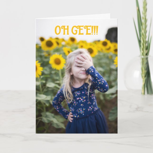 OH GEE - TARJETA DE CUMPLEAÑOS DE BORRADOR (Anverso)