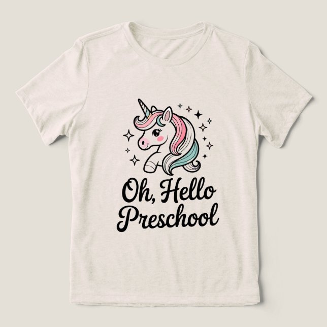 Oh Hola Camisa de profesora de preescolar (Diseño delantero )