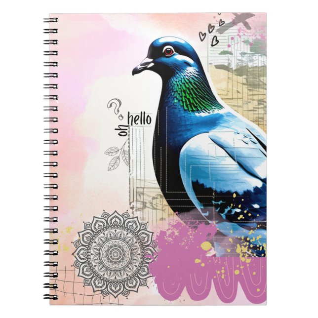 Oh Hola Pájaro | Diario Cuaderno (Frente)