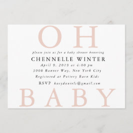 Oh invitación del bebé el | Baby Shower