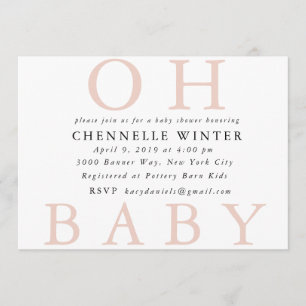 Oh invitación del bebé el   Baby Shower