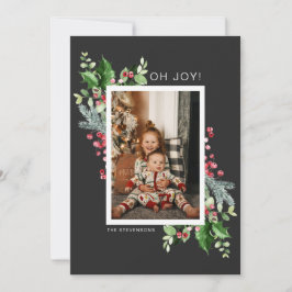 Oh Joy Photo Watercolor Navidades Tarjeta de felic